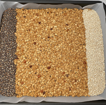 Baked Super Seed Granola Bars