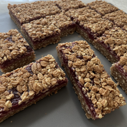 Peanut Butter & Jelly Granola Bars