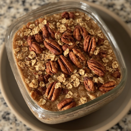 Maple Pecan Overnight Oats