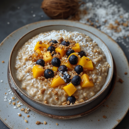 Mango Coconut Overnight Oats
