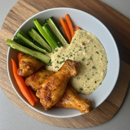 Garlic Parmesan Dip (Wings, Veggies, Breadsticks)