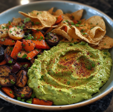 Spicy Avocado Lime Dip (Chips, Tacos, Grilled Veggies)