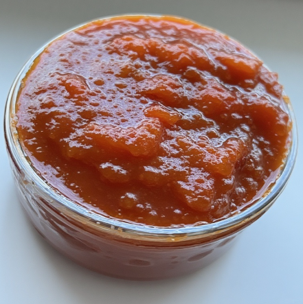 Whiskey Peach BBQ Sauce (Ribs, Chicken, Pork)