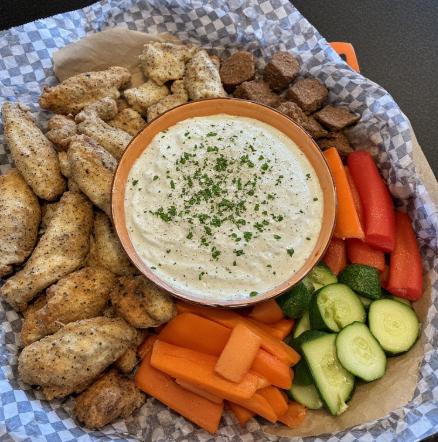 Creamy Blue Cheese Dip (Wings, Steak Bites, Veggies)