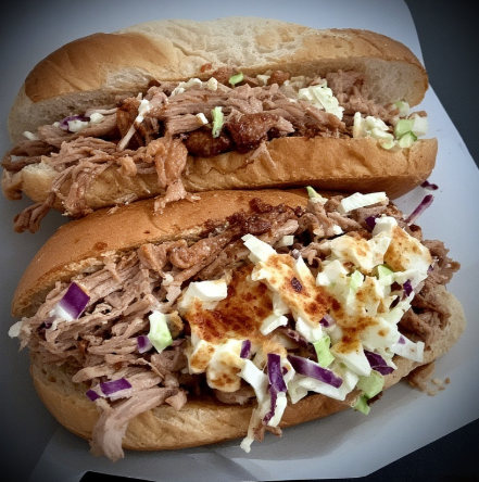 Pulled Pork Sandwich with Carolina Sauce