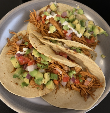 Tacos de Tinga de Pollo (Chipotle Chicken Tacos)
