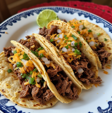 Tacos de Machaca (Dried Beef Tacos)