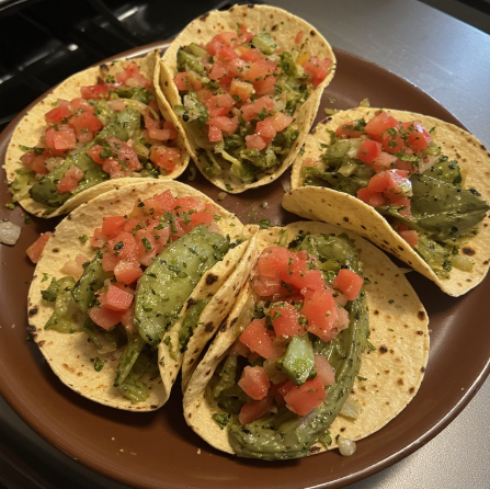 Tacos de Nopal Asado (Grilled Cactus Tacos)