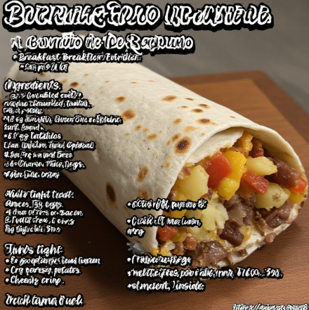 Burrito de Desayuno (Breakfast Burrito)