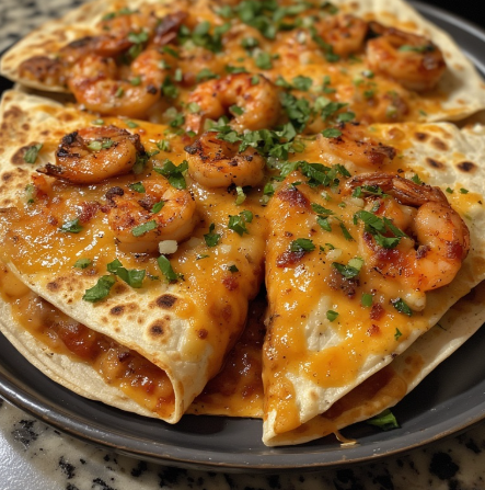 Quesadillas de Camarón (Shrimp Quesadillas)