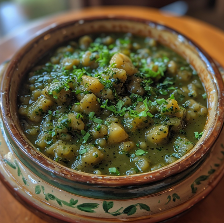 Pozole Verde (Green Hominy Stew)
