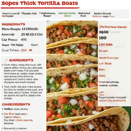 Sopes (Thick Tortilla Boats)