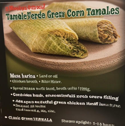 Tamales Verdes (Green Corn Tamales)