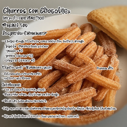 Churros con Chocolate