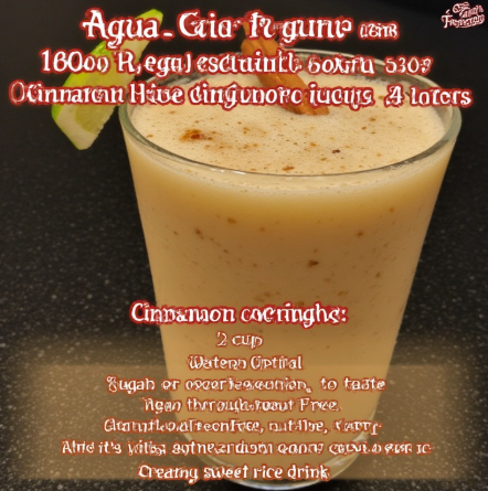 Aguas Frescas - Agua de Horchata (Rice Cinnamon)