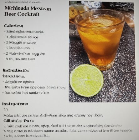 Michelada (Mexican Beer Cocktail)