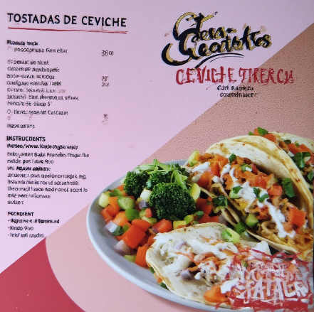Tostadas de Ceviche de Sierra (Mackerel Ceviche Tostadas)