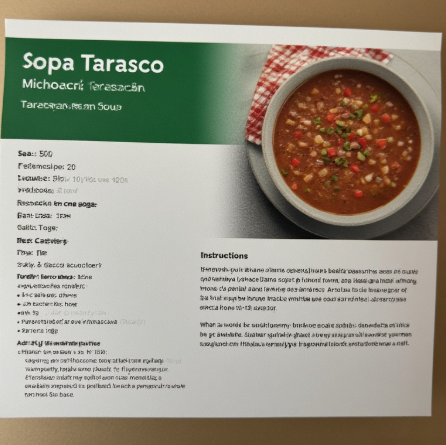 Sopa Tarasca (Michoacán Tarascan Bean Soup)