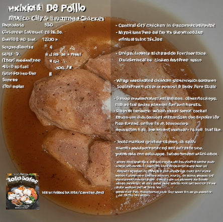Mixiote de Pollo (Mexico City Steamed Chicken)