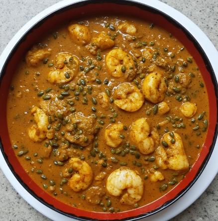 Mariscos en Pipián (Veracruz Seafood in Pumpkin Seed Sauce)