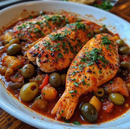 Huachinango a la Veracruzana (Veracruz Red Snapper)