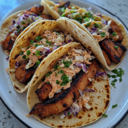 Tacos de Marlin (Baja Smoked Marlin Tacos)