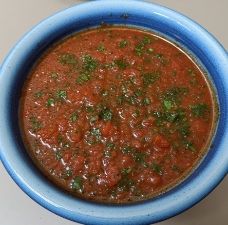 Salsa Roja Asada (Roasted Red Tomato-Chile Salsa)