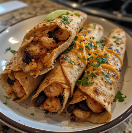 Shrimp Chimichanga