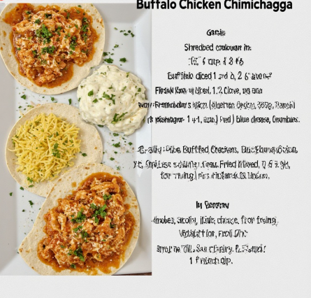 Buffalo Chicken Chimichanga
