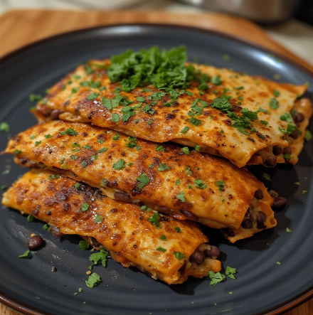 Vegetarian Bean and Cheese Chimichanga