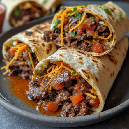 Burrito de Carne Asada (Northern Grilled Steak Burrito)