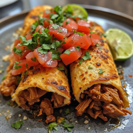 Pork Carnitas Chimichanga