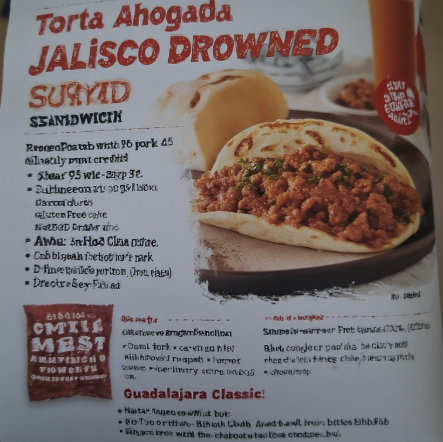 Torta Ahogada (Jalisco Drowned Sandwich)