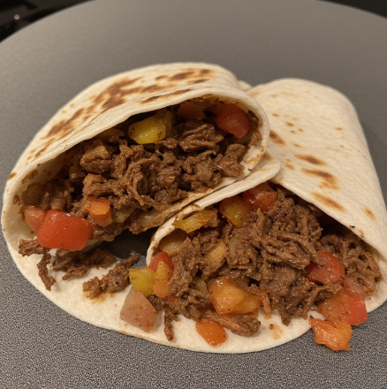 Burrito de Machaca (Sonoran Dried Beef Burrito)
