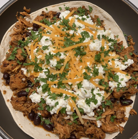 Adobo Chicken Chimichanga