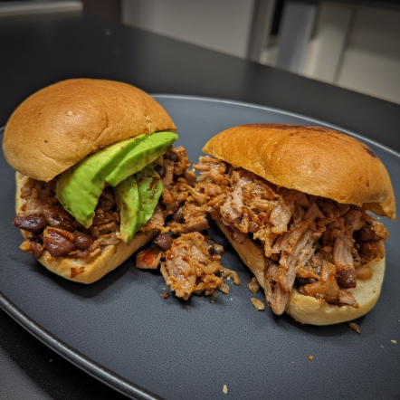 Cochinita Pibil Torta (Yucatán Pork Sandwich)