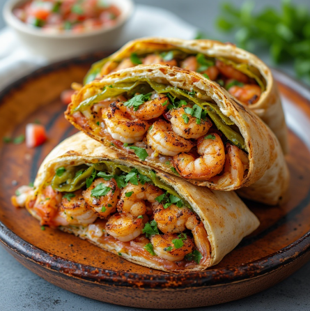 Torta de Camarón (Shrimp Patty Sandwich)
