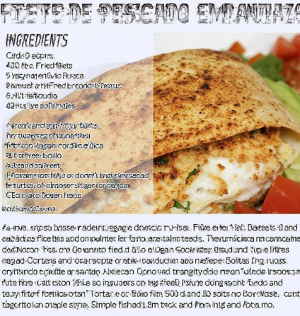 Filete de Pescado Empanizado (Breaded Fish Fillet)