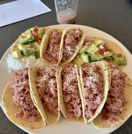 Baja Med Tuna Tartare Taco
