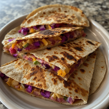 Quesadilla de Flor de Jamaica (Hibiscus Quesadilla)