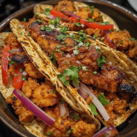 Taco de Atún con Foie y Mole