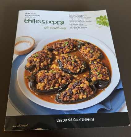Chiles Rellenos de Verduras (Stuffed Peppers Vegan)