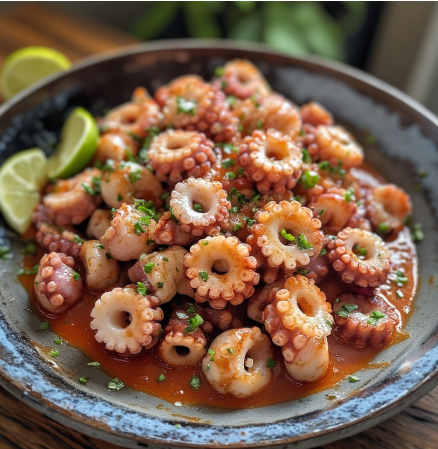 Pulpo a la Gallega Mexicana (Mexican Galician Octopus)
