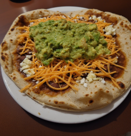 Torta de Frijoles con Queso