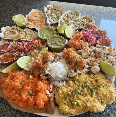 Botana de Mariscos (Seafood Appetizer Platter)