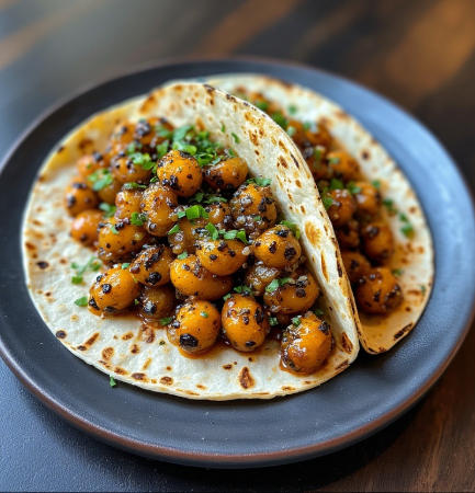 Taco de Escamol con Trufa