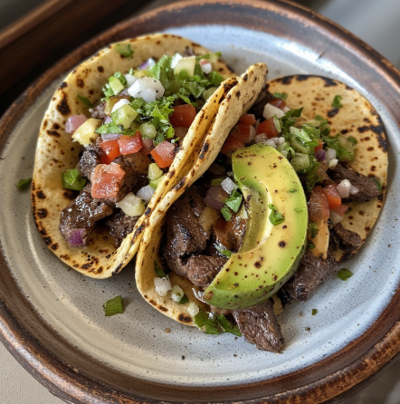 Taco de Wagyu con Salsa Macha