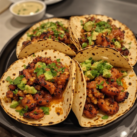 Tacos de Pulpo Enamorado