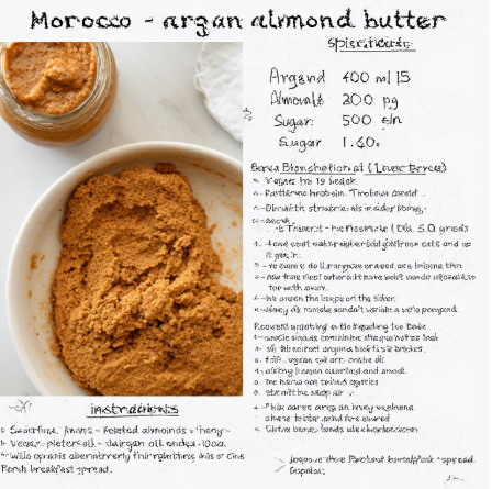 Amlou (Morocco - argan almond butter)