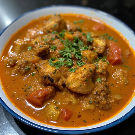 Groundnut Soup (Ghana - peanut stew)